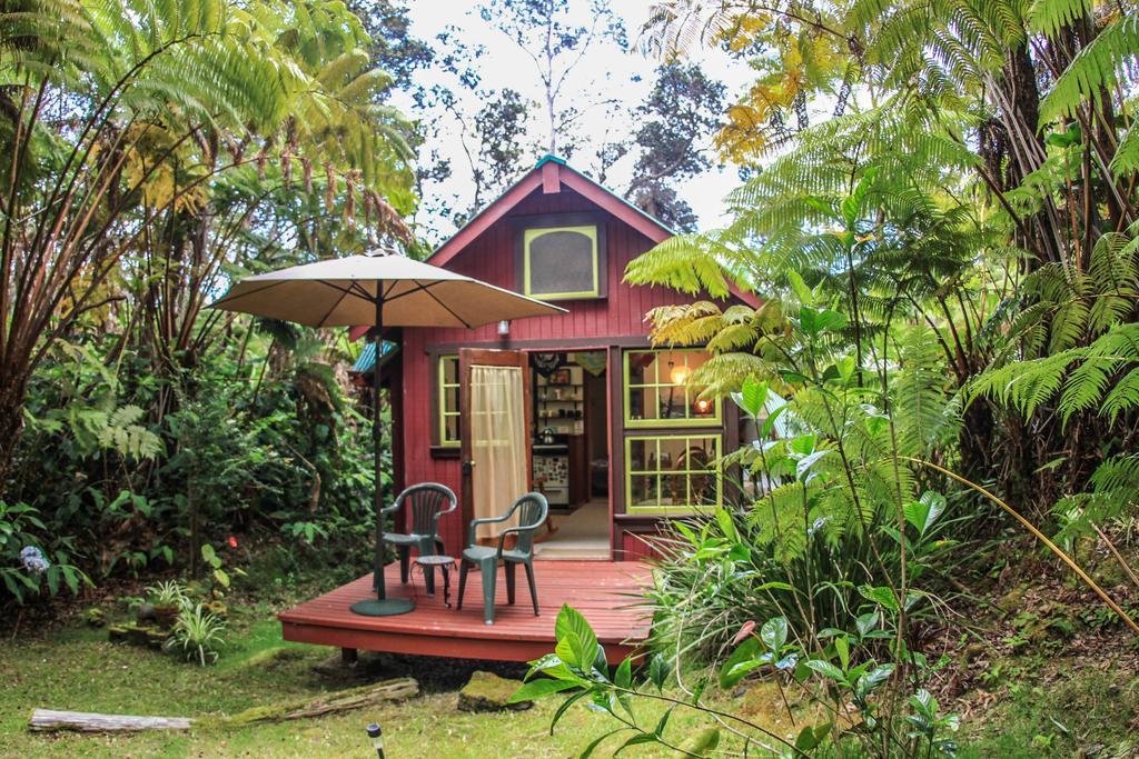 Ferny Hollow: Romantic Rainforest Cottage Volcano Extérieur photo